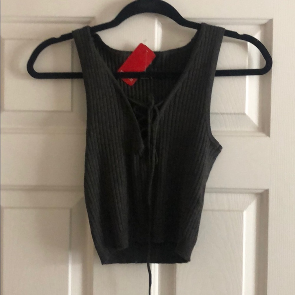 Sweater crop top